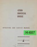 Hewlett Packard-Hewlett Packard 4260A, Universal bridge 601-602, Operations Service and Electrical Manual 1979-4260A-01